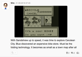Illustration for article titled Let's play Pokemon Blue, Miiverse style part 3